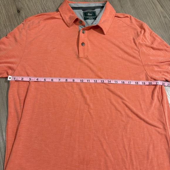 G.H. BASS & CO. Mens Orange Polo Shirt Sz XL Golf Fishing Outdoors Preppy - Picture 7 of 10